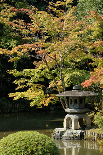 Kyoto, Arashiyama Area, japonské zahrady - japanese gardens