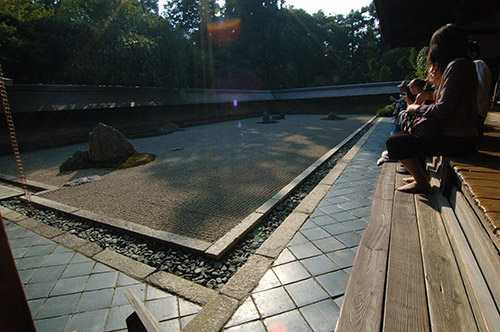 Kyoto neighborhood - zen garden known from Fear and Trembling movie